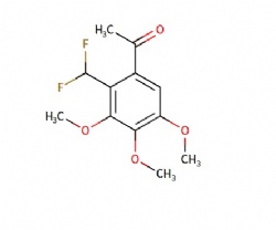 1-(2-(difluoromethyl)-3,4,5-trimethoxyphenyl)ethan-1-one