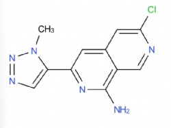 6-chloro-3-(1-methyl-1H-1,2,3-triazol-5-yl)-2,7-naphthyridin-1-amine