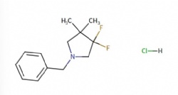 1-benzyl-3,3-difluoro-4,4-dimethylpyrrolidine hydrochloride