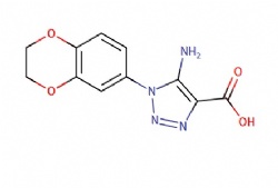 5-amino-1-(2,3-dihydrobenzo[b][1,4]dioxin-6-yl)-1H-1,2,3-triazole-4-carboxylic acid