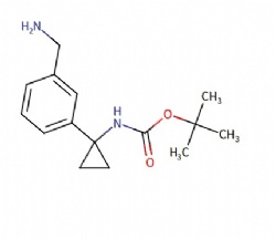 tert-butyl (1-(3-(aminomethyl)phenyl)cyclopropyl)carbamate