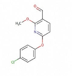 6-(4-chlorophenoxy)-2-methoxynicotinaldehyde