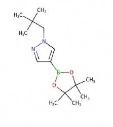 1-(2,2-dimethylpropyl)-4-(4,4,5,5-tetramethyl-1,3,2-dioxaborolan-2-yl)pyrazole