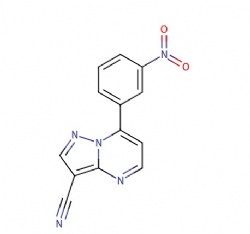 7-(3-nitrophenyl)pyrazolo[1,5-a]pyrimidine-3-carbonitrile