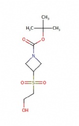 tert-butyl 3-((2-hydroxyethyl)sulfonyl)azetidine-1-carboxylate