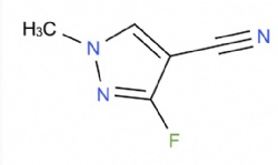 3-Fluoro-1-methyl-1H-pyrazole-4-carbonitrile