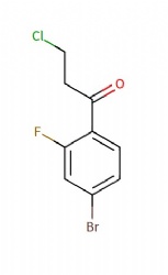 1-(4-bromo-2-fluorophenyl)-3-chloropropan-1-one