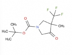 tert-butyl 3-methyl-4-oxo-3-(trifluoromethyl)pyrrolidine-1-carboxylate