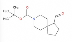 tert-butyl 4-formyl-8-azaspiro[4.5]decane-8-carboxylate