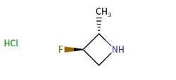 (2S,3R)-3-fluoro-2-methyl-azetidine hydrochloride