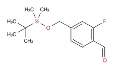 4-(((tert-butyldimethylsilyl)oxy)methyl)-2-fluorobenzaldehyde