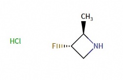 (2R,3S)-3-fluoro-2-methylazetidine hydrochloride
