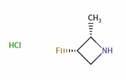 (2S,3S)-3-fluoro-2-methylazetidine hydrochloride