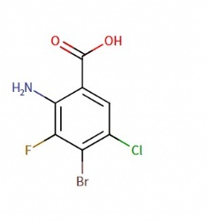 2-amino-4-bromo-5-chloro-3-fluorobenzoic acid