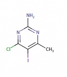 4-chloro-5-iodo-6-methylpyrimidin-2-amine