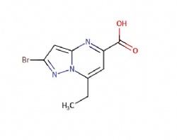 2-bromo-7-ethylpyrazolo[1,5-a]pyrimidine-5-carboxylic acid