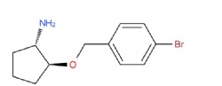 (1S,2S)-2-[(4-bromophenyl)methoxy]cyclopentan-1-amine