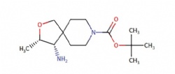 tert-butyl (3S,4S)-4-amino-3-methyl-2-oxa-8-azaspiro[4.5]decane-8-carboxylate
