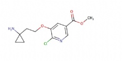 methyl 5-(2-(1-aminocyclopropyl)ethoxy)-6-chloronicotinate