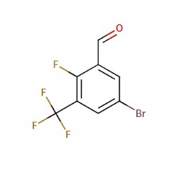 5-bromo-2-fluoro-3-(trifluoromethyl)benzaldehyde