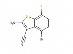 2-Amino-4-bromo-7-fluorobenzo[b]thiophene-3-carbonitrile