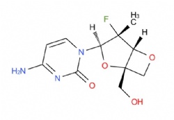 4-amino-1-((1S,3R,4R,5R)-4-fluoro-1-(hydroxymethyl)-4-methyl-2,6-dioxabicyclo[3.2.0]heptan-3-yl)pyrimidin-2(1H)-one