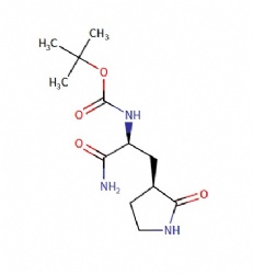 tert-butyl ((S)-1-amino-1-oxo-3-((S)-2-oxopyrrolidin-3-yl)propan-2-yl)carbamate