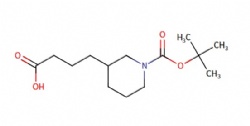 4-(1-(tert-Butoxycarbonyl)piperidin-3-yl)butanoic acid
