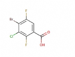 4-Bromo-3-chloro-2,5-difluorobenzoic acid