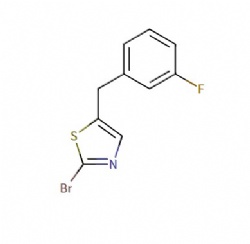 2-bromo-5-(3-fluorobenzyl)thiazole