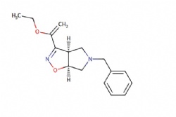(3aR,6aS)-5-benzyl-3-(1-ethoxyvinyl)-3a,5,6,6a-tetrahydro-4H-pyrrolo[3,4-d]isoxazole