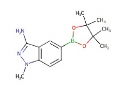 1-methyl-5-(4,4,5,5-tetramethyl-1,3,2-dioxaborolan-2-yl)-1H-indazol-3-amine