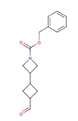 benzyl 3-(3-formylcyclobutyl)azetidine-1-carboxylate