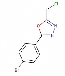 2-(4-bromophenyl)-5-(chloromethyl)-1,3,4-oxadiazole