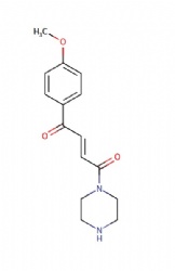 (E)-1-(4-methoxyphenyl)-4-(piperazin-1-yl)but-2-ene-1,4-dione