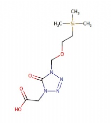2-(5-oxo-4-((2-(trimethylsilyl)ethoxy)methyl)-4,5-dihydro-1H-tetrazol-1-yl)acetic acid