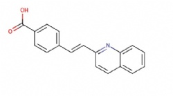 4-[2-(Quinolin-2-yl)ethenyl]benzoic acid