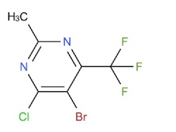 5-bromo-4-chloro-2-methyl-6-(trifluoromethyl)pyrimidine