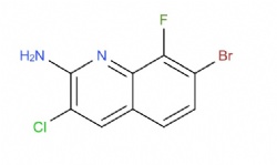 7-bromo-3-chloro-8-fluoroquinolin-2-amine