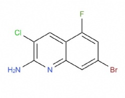 7-bromo-3-chloro-5-fluoroquinolin-2-amine
