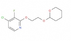 4-chloro-3-fluoro-2-(2-((tetrahydro-2H-pyran-2-yl)oxy)ethoxy)pyridine