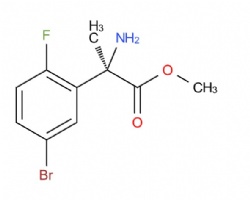 methyl (R)-2-amino-2-(5-bromo-2-fluorophenyl)propanoate