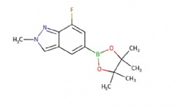 7-fluoro-2-methyl-5-(4,4,5,5-tetramethyl-1,3,2-dioxaborolan-2-yl)-2H-indazole
