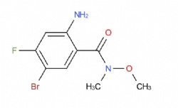 2-amino-5-bromo-4-fluoro-N-methoxy-N-methylbenzamide