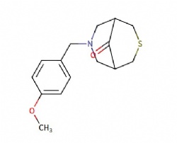 7-(4-methoxybenzyl)-3-thia-7-azabicyclo[3.3.1]nonan-9-one