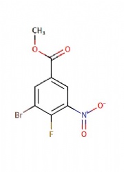 methyl 3-bromo-4-fluoro-5-nitrobenzoate