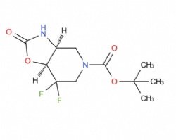 tert-butyl cis-7,7-difluoro-2-oxo-3a,4,6,7a-tetrahydro-3H-oxazolo[4,5-c]pyridine-5-carboxylate
