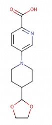 5-(4-(1,3-dioxolan-2-yl)piperidin-1-yl)picolinic acid
