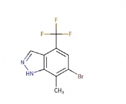 6-bromo-7-methyl-4-(trifluoromethyl)-1H-indazole