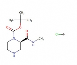 tert-butyl (R)-2-(methylcarbamoyl)piperazine-1-carboxylate hydrochloride